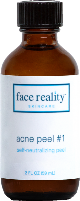 Brown bottle of Acne Peel # 1 self-neutralizing peel 2 oz backbar